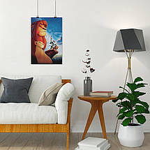 Плакат "Король Лев, Lion King", 60×40см, фото 4
