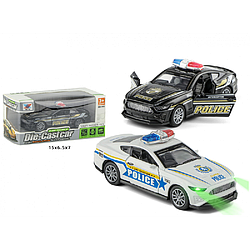 Машинка Die-CastCar Поліція світло-звук K175B9