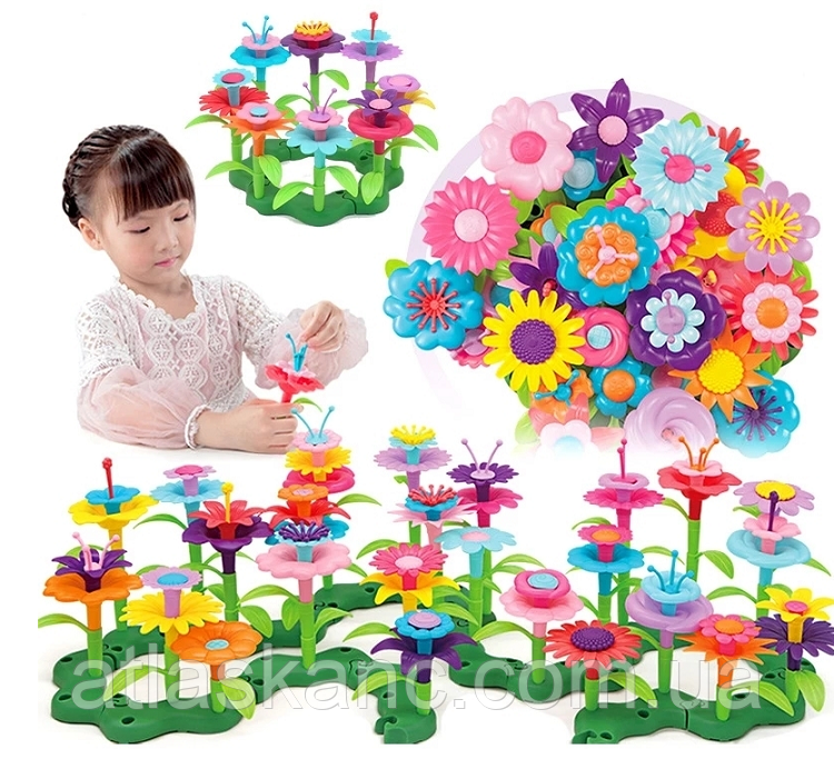 Конструктор Garden building Квіти 90 деталей CJ-2022
