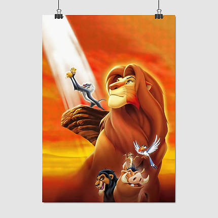 Плакат "Король Лев, Lion King", 60×43см, фото 1