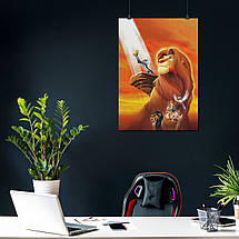Плакат "Король Лев, Lion King", 60×43см, фото 4