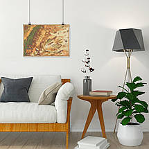 Плакат "Карта світу Атхас, Темне Сонце, Dark Sun, Dungeon and Dragons, DnD", 42×60см, фото 4