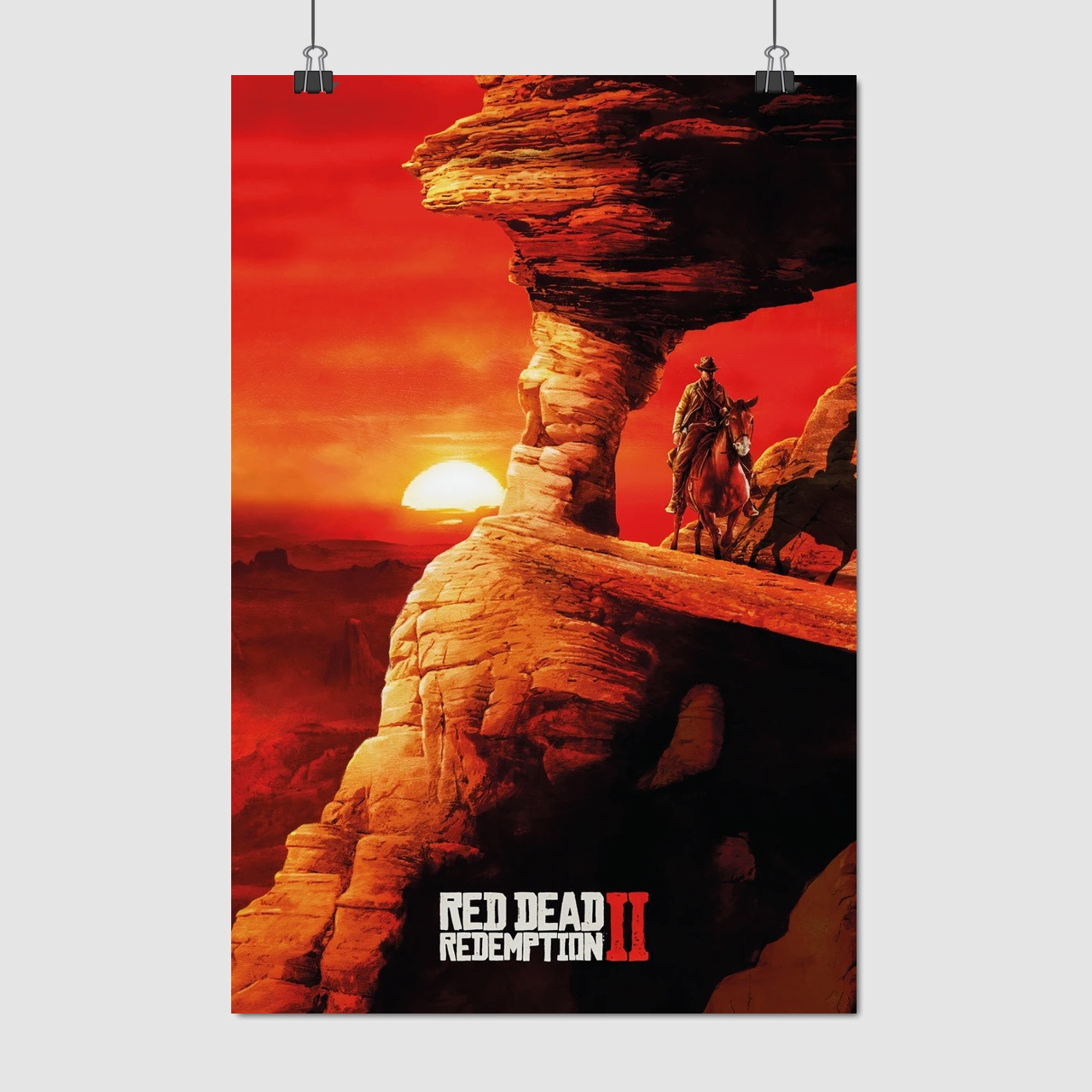 Плакат "Red Dead Redemption 2, RDR 2", 60×40см