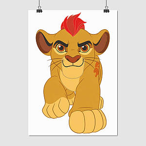 Плакат "Король Лев, Lion King", 60×43см