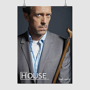 Плакат "Доктор Хаус, House, M.D", 60×43см