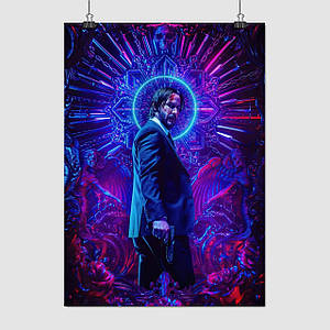 Плакат "Джон Уік, John Wick", 60×43см