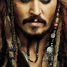Плакат "Капітан Джек Спарроу, Джонні Депп, Jack Sparrow, Pirates of the Carribean", 60×43см, фото 2