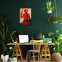 Плакат "Red Dead Redemption 2, RDR 2", 60×39см, фото 5