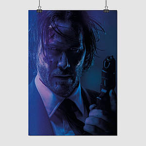 Плакат "Джон Уік, John Wick", 60×43см