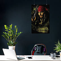 Плакат "Капітан Джек Спарроу, Джонні Депп, Jack Sparrow, Pirates of the Carribean", 60×38см, фото 3