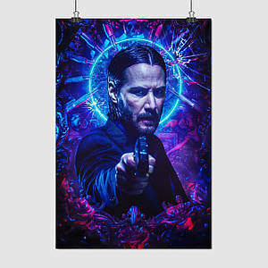 Плакат "Джон Уік, John Wick", 60×41см