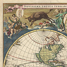 Плакат "Стародавня карта Землі, Earth Ancient Map", 49×60см, фото 2