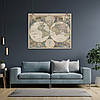 Плакат "Стародавня карта Землі, Earth Ancient Map", 49×60см, фото 7