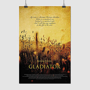 Плакат "Гладіатор, Gladiator (2000)", 60×43см