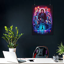 Плакат "Джон Уік 3, John Wick 3", 60×43см, фото 3