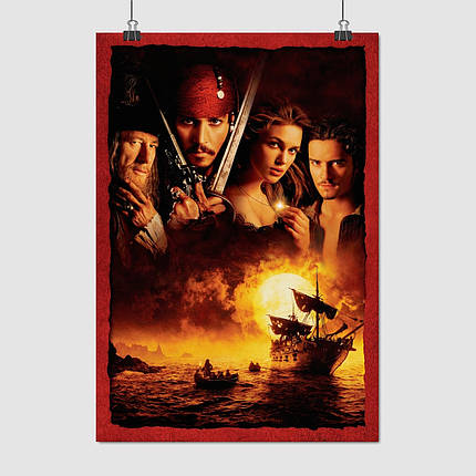 Плакат "Пірати Карибського моря, Pirates of the Carribean", 60×41см, фото 1