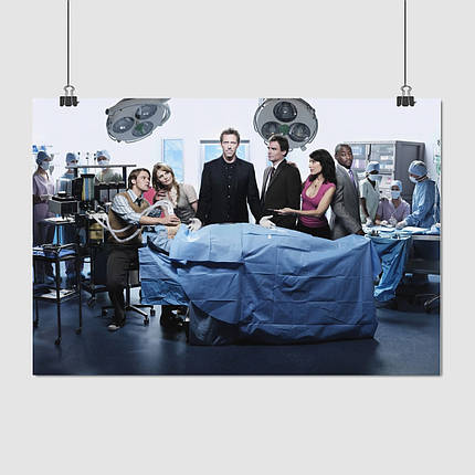 Плакат "Доктор Хаус, Тайна вечеря, House, M.D", 41×60см, фото 1