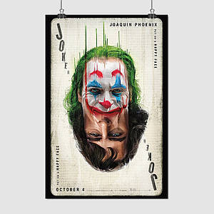 Плакат "Джокер, Хоакін Фенікс, Joker (2019)", 60×40см