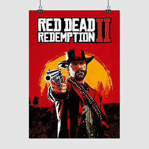Плакат "Red Dead Redemption 2, RDR 2", 60×43см