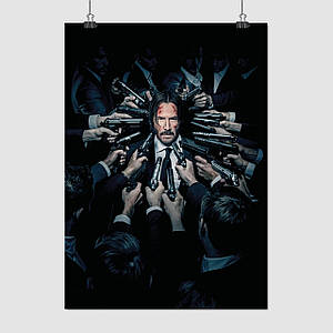 Плакат "Джон Уік, John Wick", 60×43см