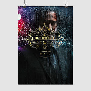 Плакат "Джон Уік, John Wick", 60×41см