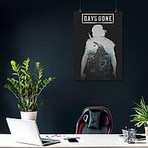 Плакат "Дікон Сейнт-Джон та мотоцикл, Days Gone", 60×43см, фото 4