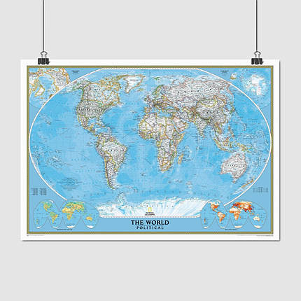 Плакат "Політична карта світу (2007)", 42×60см, фото 1