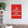 Плакат "I can't keep calm, I'm an iOS developer", 60×43см, фото 6