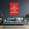 Плакат "I can't keep calm, I'm an iOS developer", 60×43см, фото 7