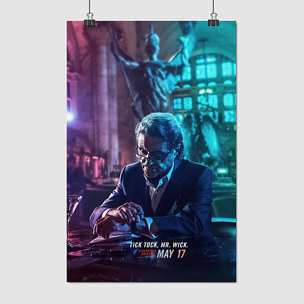 Плакат "Джон Уік 3, Вінстон, John Wick 3, Winston", 60×39см, фото 1