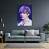 Плакат "БТС, Кім Техьон, Ві, Bangtan Boys, BTS, Kim Taehyung", 60×43см, фото 7