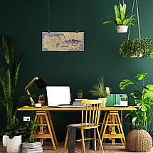 Плакат "Карта світу арабського географа аль-Ідрісі, 1154 рік", 60×131см, фото 5