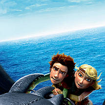 Плакат "Як приборкати дракона, How to Train Your Dragon", 60×43см, фото 3