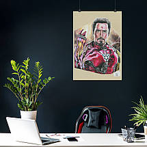 Плакат "А я, так просто, Залізна людина, I am Iron Man", 60×43см, фото 4