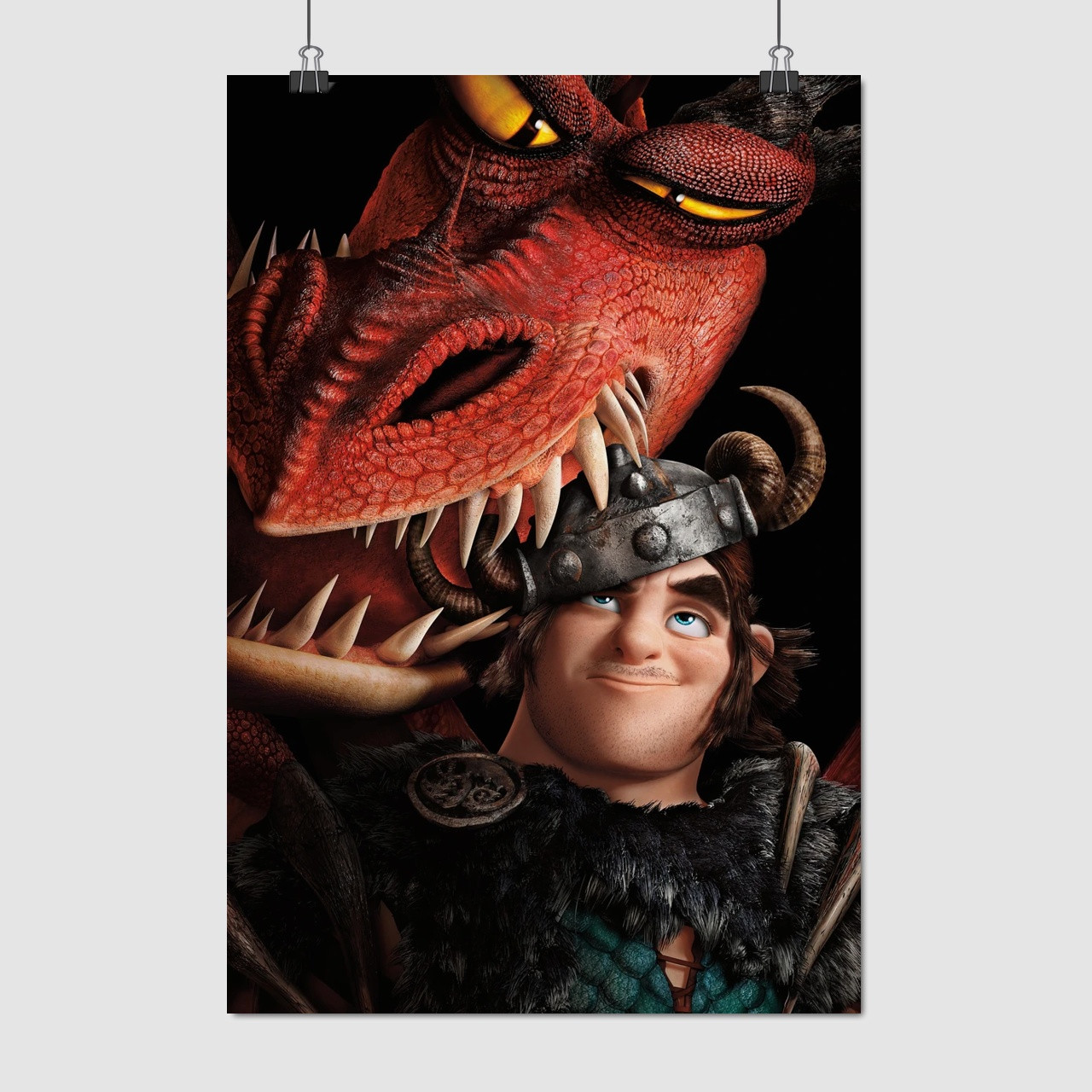Плакат "Як приборкати дракона, How to Train Your Dragon", 60×41см