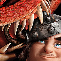Плакат "Як приборкати дракона, How to Train Your Dragon", 60×41см, фото 2
