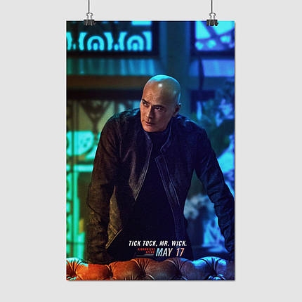 Плакат "Джон Уік 3, Зеро, Марк Дакаскос, John Wick 3, Zero, Mark Dacascos", 60×39см, фото 1