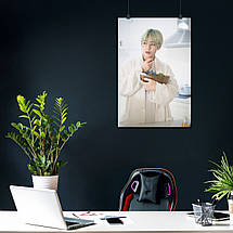 Плакат "БТС, Кім Техьон, Ві, Bangtan Boys, BTS, Kim Taehyung", 60×43см, фото 4