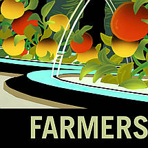 Плакат "Марс, Farmers Wanted", 60×40см, фото 2