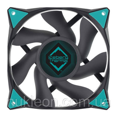 Популярний! Кулер до корпусу Iceberg Group IceGALE 120mm Black (ICEGALE12-C0A) - Краща якість тільки на Nukleon.com.ua