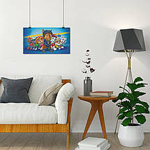 Плакат "Щенячий патруль, Paw Patrol", 34×60см, фото 5