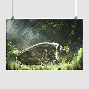 Плакат "Як приборкати дракона, How to Train Your Dragon", 40×60см