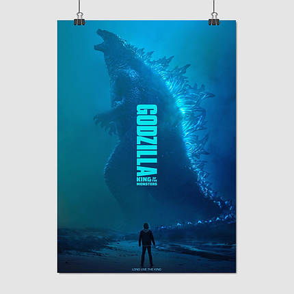 Плакат "Ґодзілла: Король монстрів, Godzilla 2 (2019)", 60×43см, фото 1