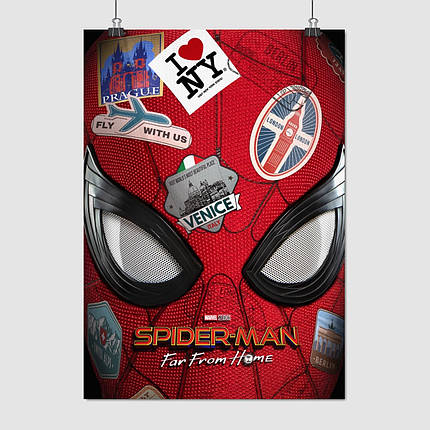 Плакат "Людина-павук: Далеко від дому, Spider-Man: Far from Home (2019)", 60×43см, фото 1