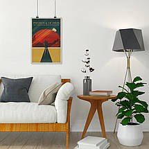 Плакат "Супутники Марса Фобос та Деймос, Mars, Phobos, Deimos", 60×40см, фото 4