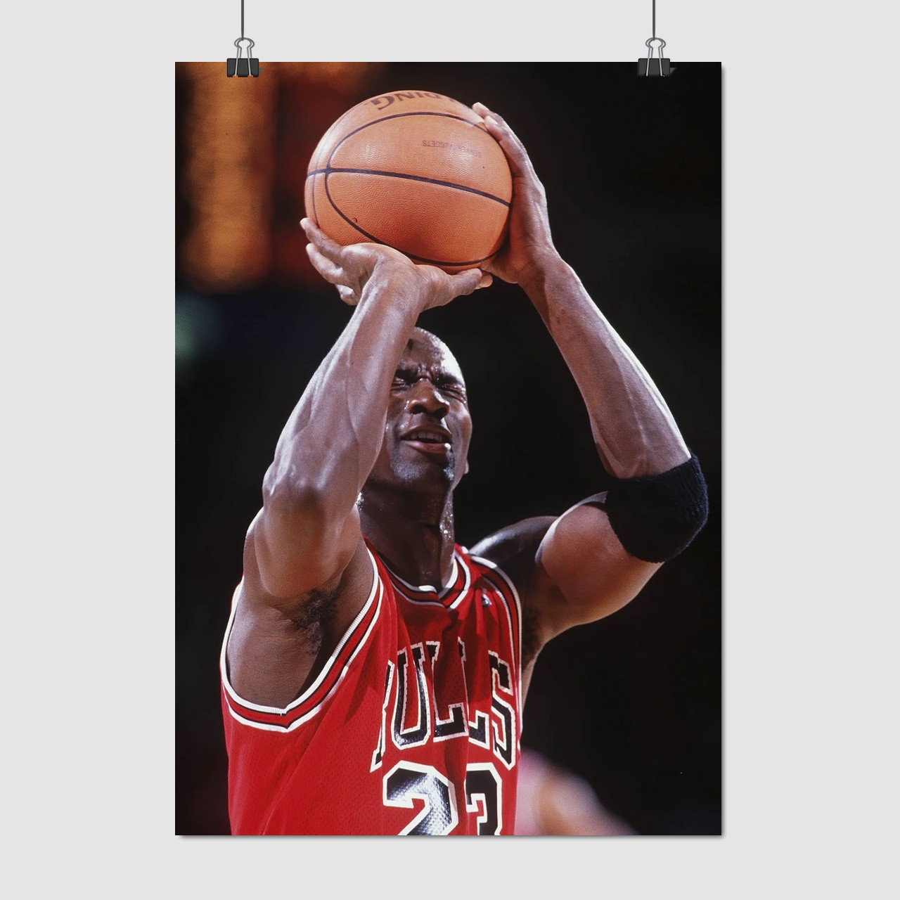 Плакат "Баскетболіст Майкл Джордан, Michael Jordan", 60×43см