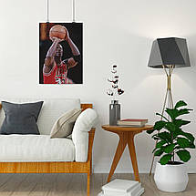 Плакат "Баскетболіст Майкл Джордан, Michael Jordan", 60×43см, фото 4
