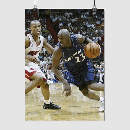 Плакат "Баскетболіст Майкл Джордан, Michael Jordan", 60×43см, фото 1