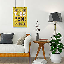 Плакат "Вовк з Уолл-стріт, Продай мені цю ручку!, The Wolf of Wall Street (2013)", 60×43см, фото 4