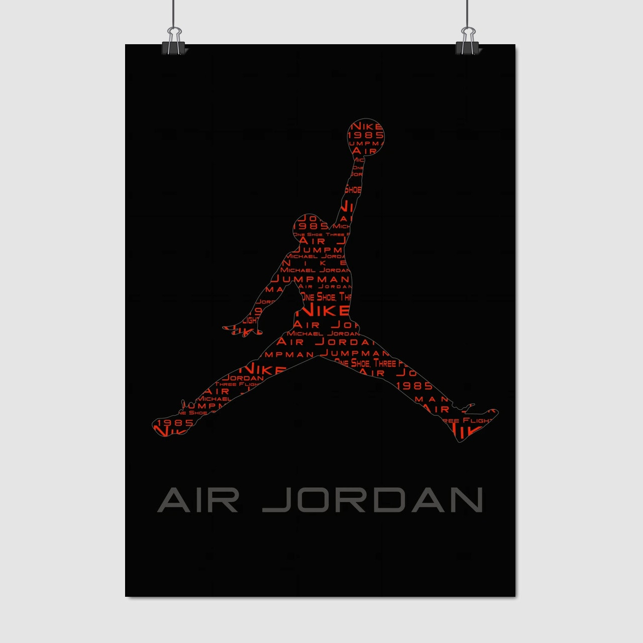 Плакат "Баскетболіст Майкл Джордан, Michael Jordan", 60×43см